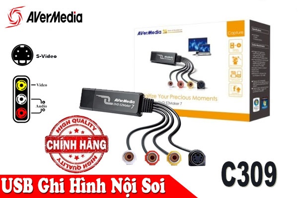 Bộ ghi hình USB ra SVIDEO/ AV Avermedia C039